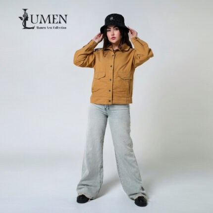 کت کتان ۴۰۰گرم فری سایز 1215 کالکشن پوشاک زنانه لومِن(Lumen)