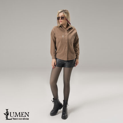 شومیز کتان میله ای 400گرم 1236 (5عددی) لومِن