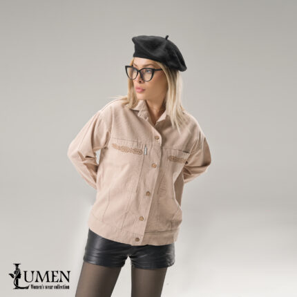 کت تک کتان میله ای 400گرم پیش کار گلدوزی ظریف 1222 (پک 5عددی) لومِن