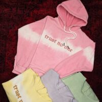 هودی کلاه دار سه نخ تو کرک تمام پنبه کد1231 (پک 4عددی)