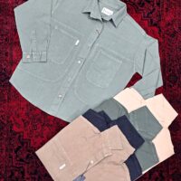 شومیز کتان میله ای 400گرم 1236 (پک 5عددی) لومِن