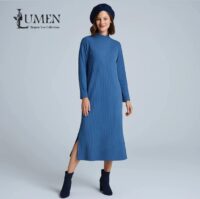 کفتان بلند کبریتی بغل چاک یقه سه سانت 1255 (پک 5عددی) لومِن