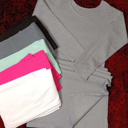 کفتان کبریتی بلند بغل چاک یقه گرد 1256 (پک 5عددی) لومِن